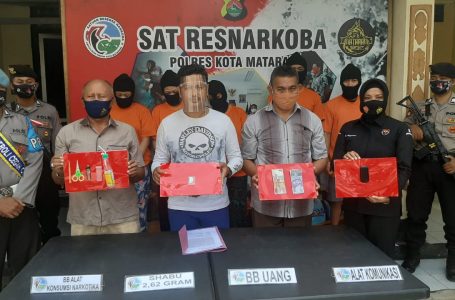 Hendak Pesta Sabu, Lima Orang Ditangkap