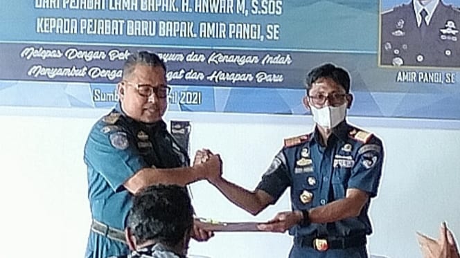  Amir Pangi Kepala KSOP Badas yang Baru, H. Anwar Digeser ke Baranusa NTT