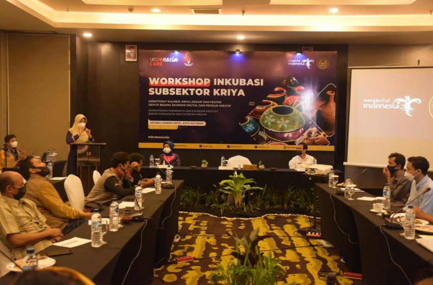  Pengrajin Kriya di Lombok Ikuti Workshop Inkubasi Subsektor Kriya