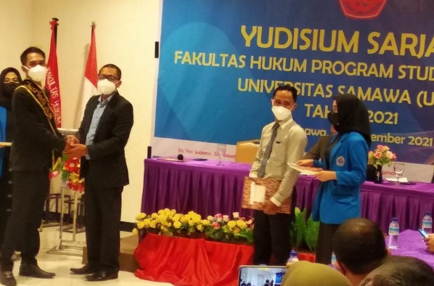  Fakultas Hukum UNSA Lahirkan Puluhan Sarjana Baru